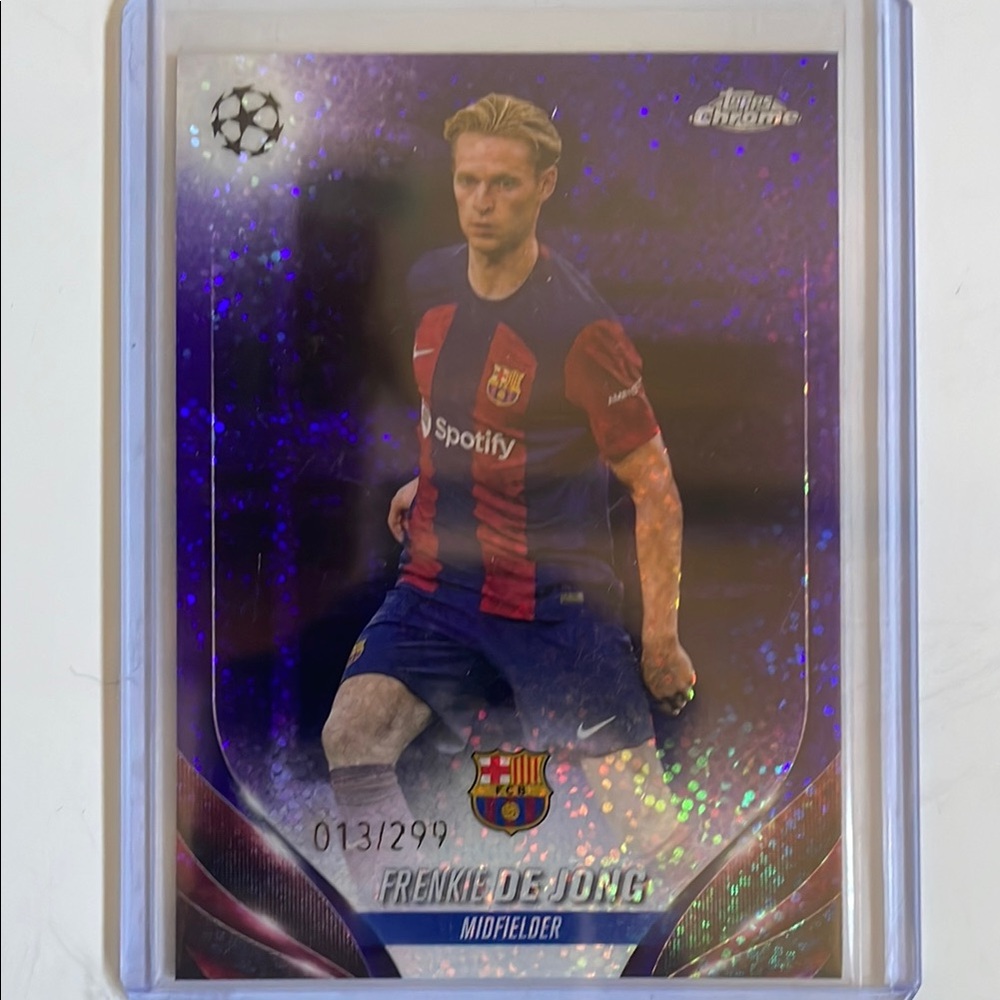 Frenkie De Jong Soccer Trading Card